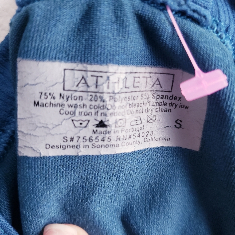 Athleta Racerback Built in Bra Athletic Sports Tank Top - Picture 5 of 6